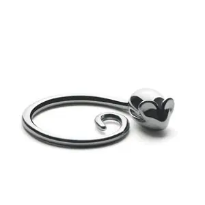 Alessi PIP Stalowy Brelok do Kluczy / Srebrny Polerowany Oferta czasowa