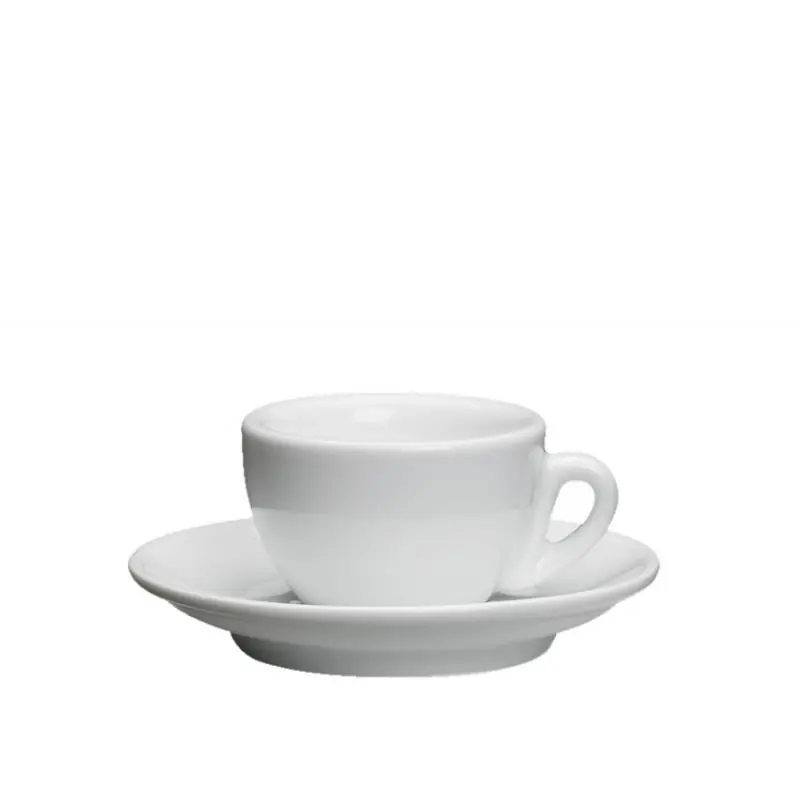 Łatwy zwrot Cilio ROMA Filiżanka ze Spodkiem do Espresso 50 ml / Biała