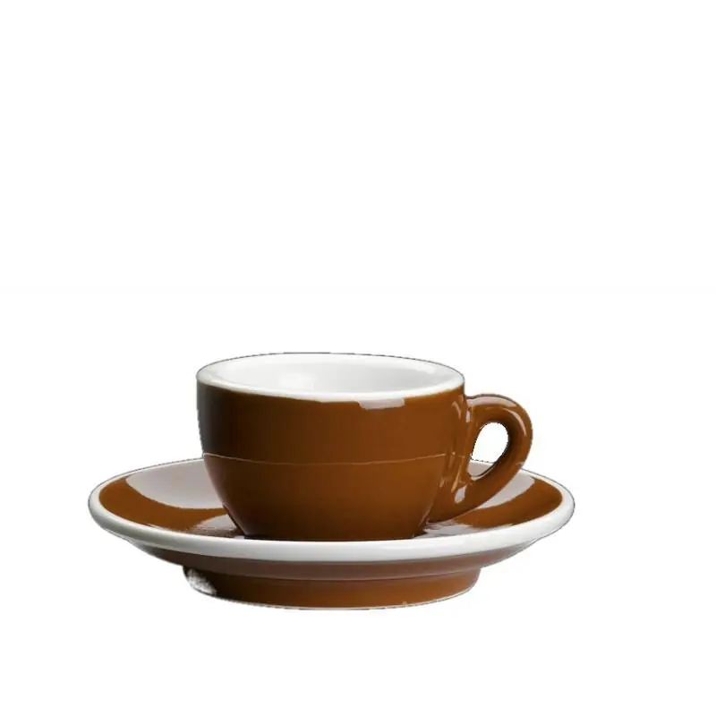 Zniżka Cilio ROMA Filiżanka ze Spodkiem do Espresso - Brązowa