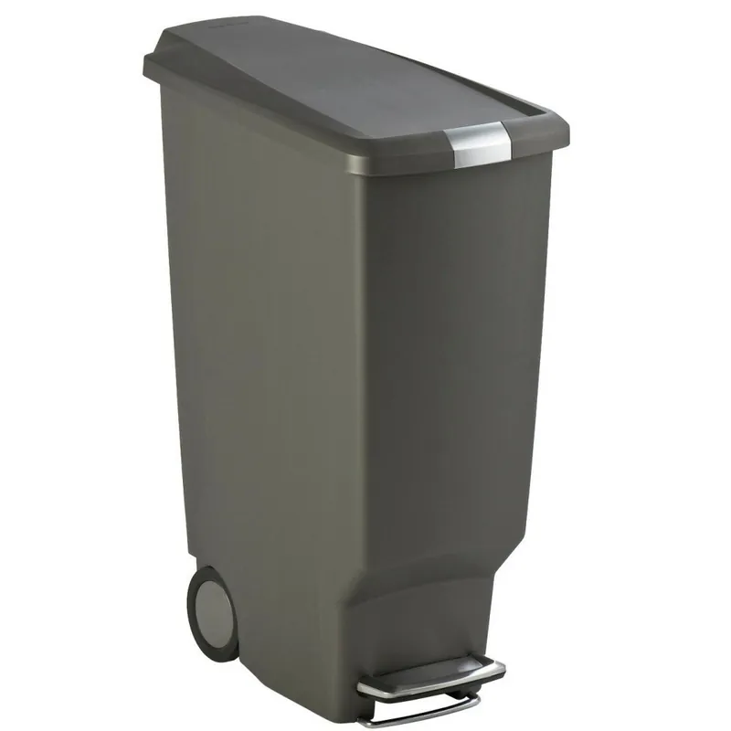 Ograniczona ilość Simple Human SLIM Kosz Pedałowy 40 l / Szary