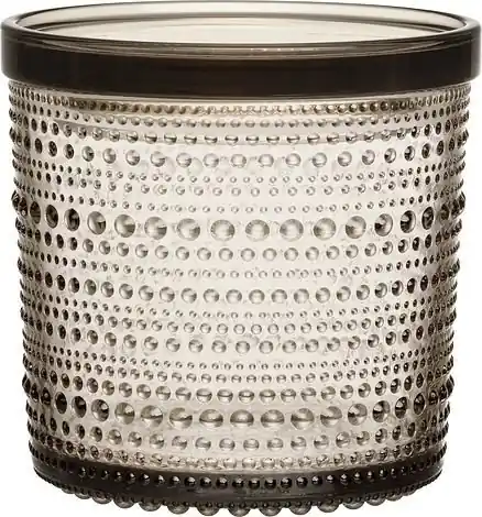 Nowość Iittala KASTEHELMI Pojemnik Kuchenny z Pokrywką / Beżowy