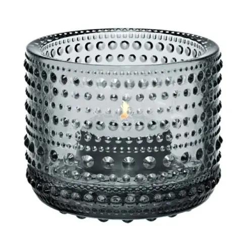 Iittala KASTEHELMI Świecznik Tealight / Ciemnoszary Bezpieczna płatność