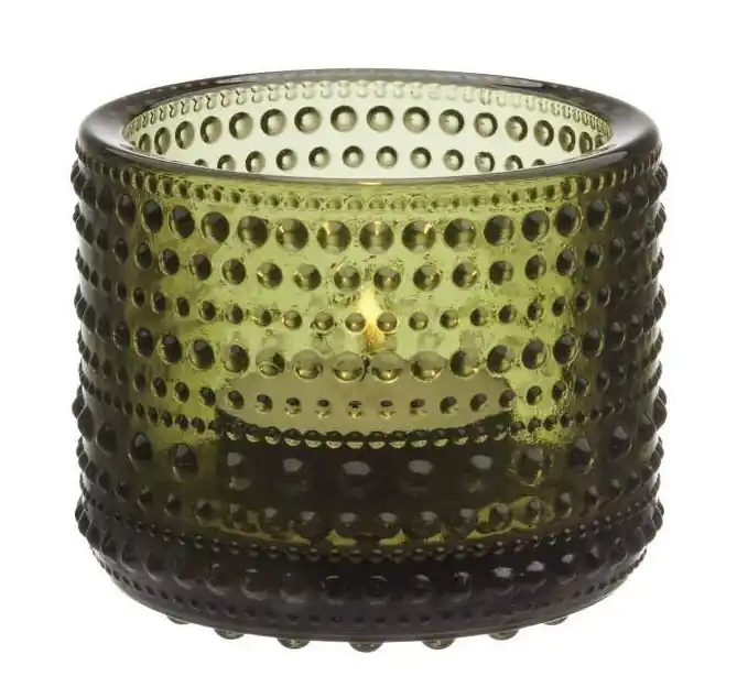 Oferta limitowana Iittala KASTEHELMI Świecznik Tealight / Zielony