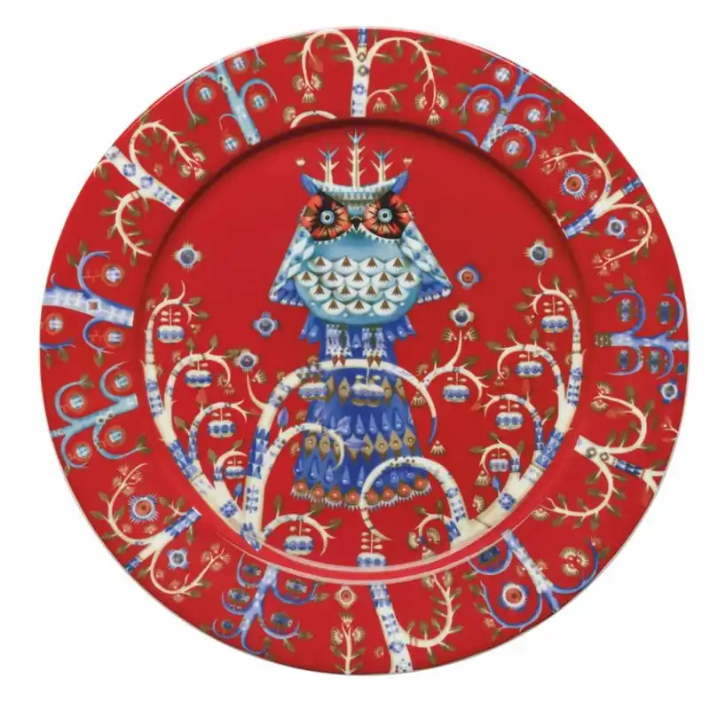 Iittala TAIKA Talerz Płaski 27 cm Czerwony Ostatnia szansa
