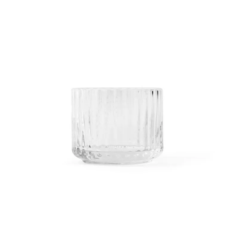 Lyngby Porcelain LYNGBY Świecznik Tealight 6,7 cm Transparentny Nowy
