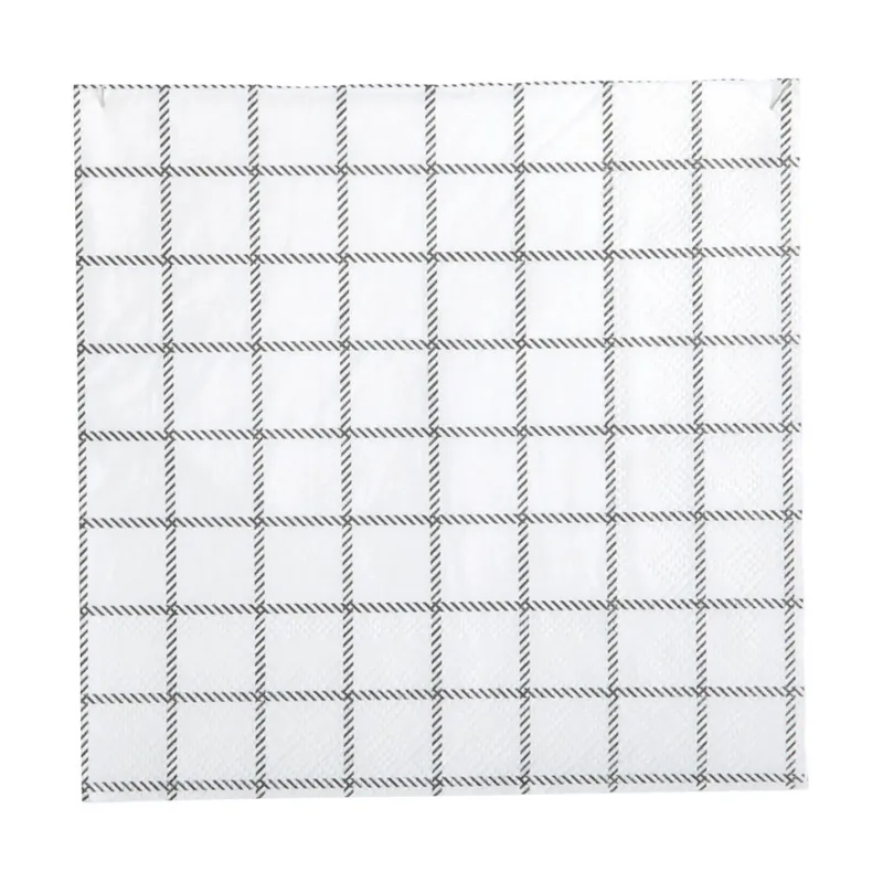 Nicolas Vahe CHEQUERED Serwetki Papierowe 20 Szt. Promocja