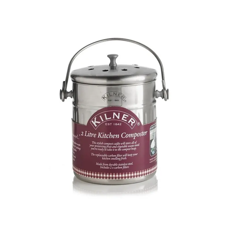 Najlepsza cena Kilner ORIGINAL Kompostownik Kuchenny 2 l Stalowy
