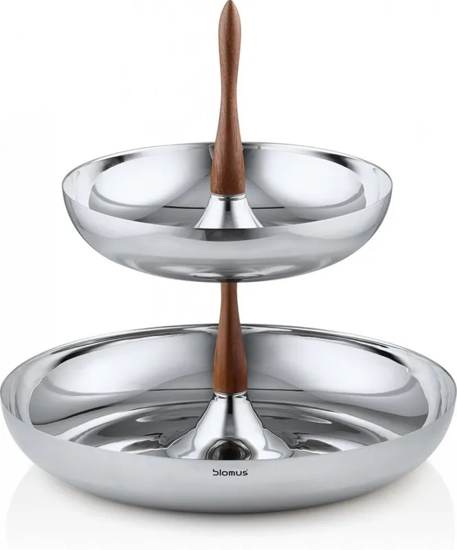 Oferta Blomus DIOLA Patera Dekoracyjna 2-Poziomy - Stal Polerowana