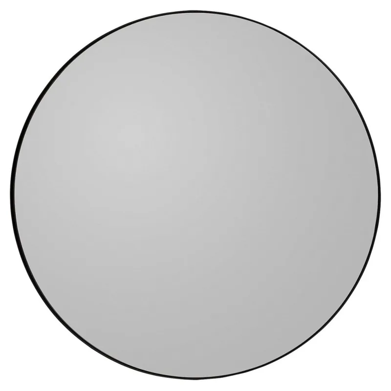 AYTM - CIRCUM Lustro Ścienne Okrągłe 110 cm Czarne - Tafla Czarna Rabat