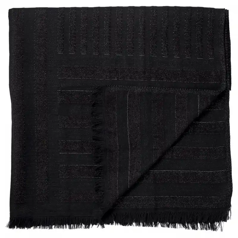 AYTM - CONTRA Pled - Narzuta 170x130 cm Czarna Szybka dostawa
