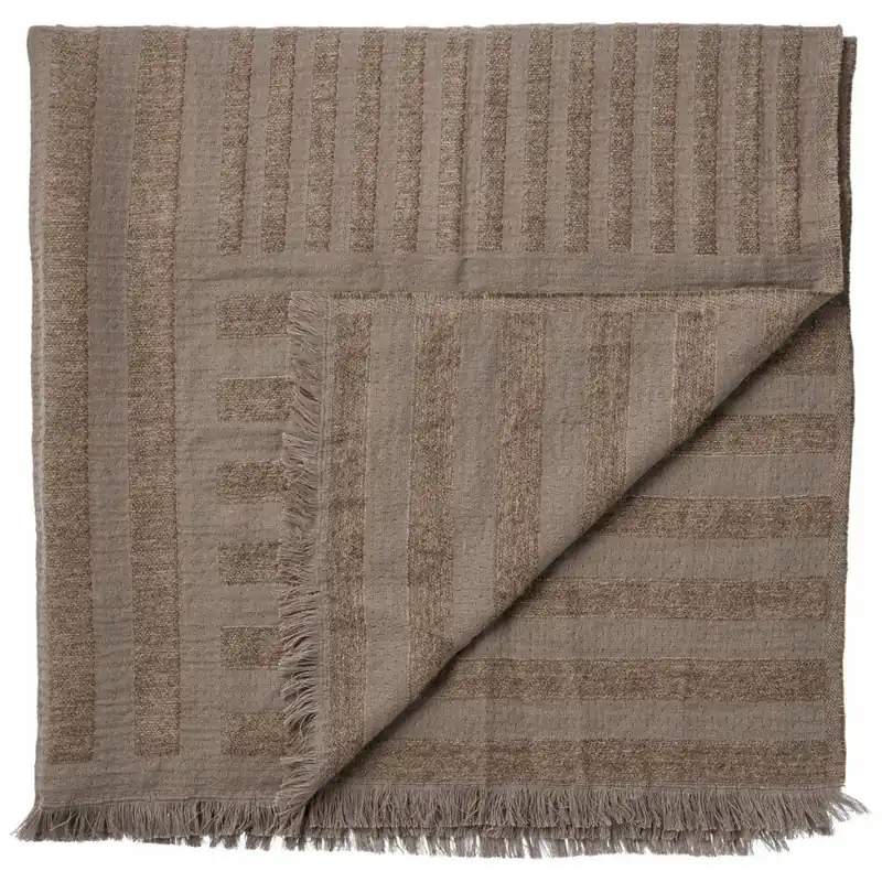 Oferta limitowana AYTM - CONTRA Pled - Narzuta 170x130 cm Brązowa