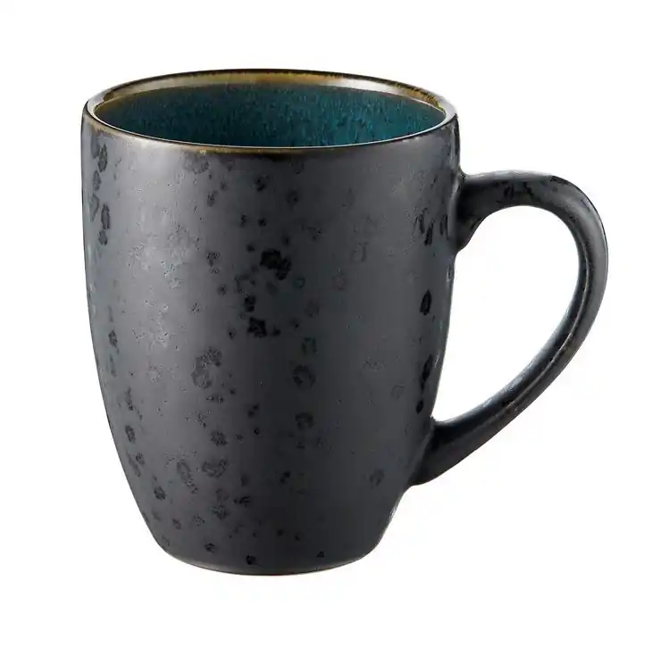 Popularny Bitz BLACK Kubek 300 ml Czarny - Zielony Środek 4 Szt.