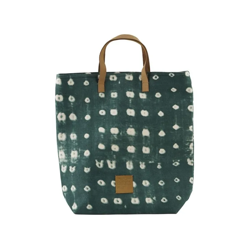 House Doctor DOTS Torba na Zakupy - Zielona Wyprzedaż