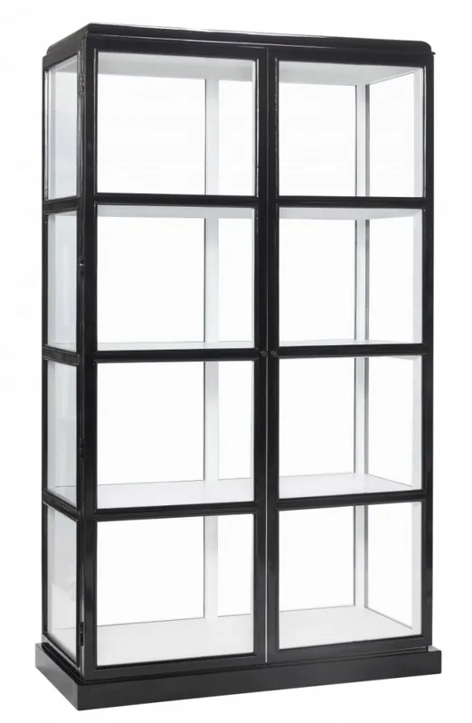 Hübsch DISPLAY Witryna Przeszklona 186 cm / Czarna Oferta limitowana