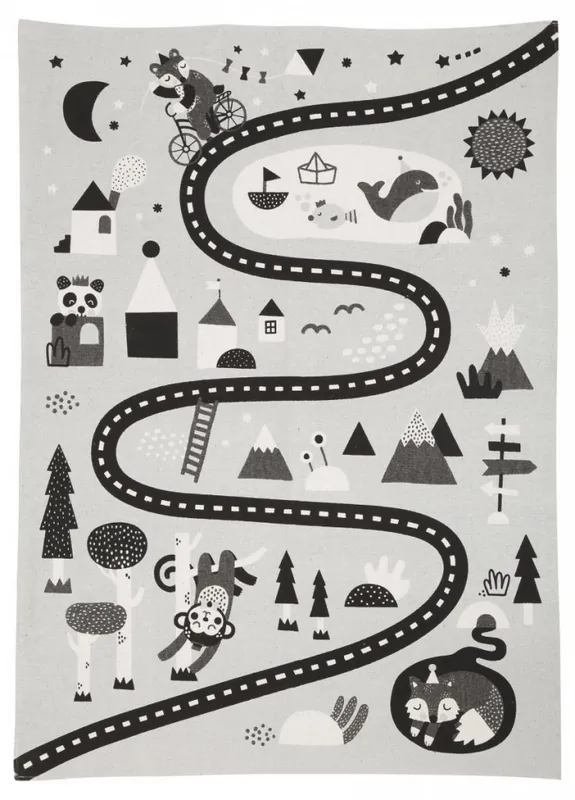 Ekspresowa dostawa Sodahl FOREST Dywan dla Dzieci 95 x 130 cm / Las