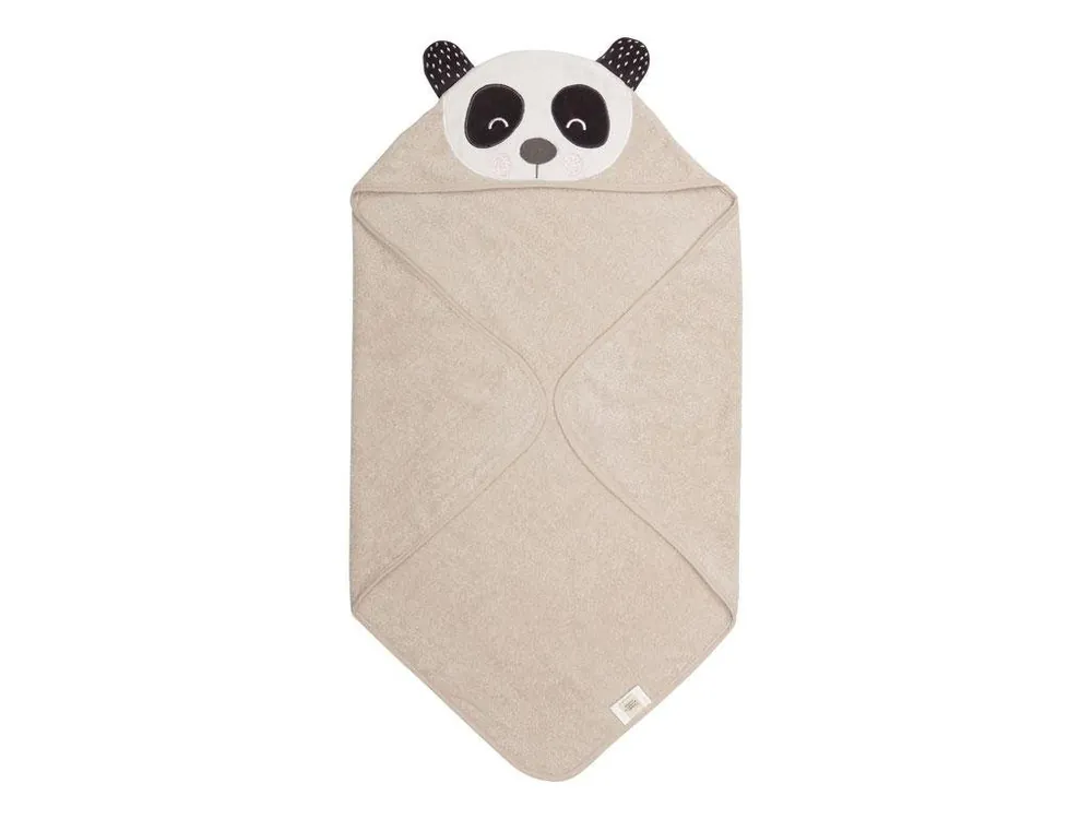 SÖDAHL Penny Panda Ręcznik z Kapturem dla Dzieci 80x80 cm Miś Panda Super okazja