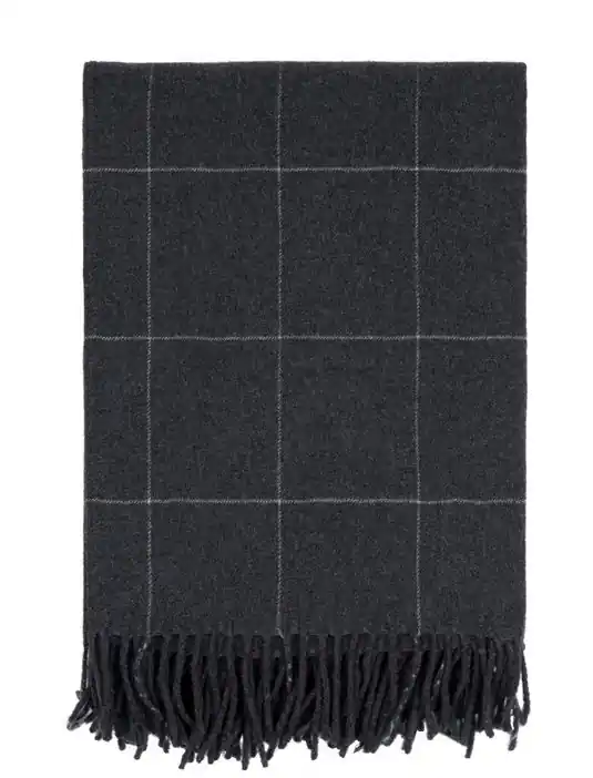 Tylko dziś Sodahl MINIMAL Bawełniany Pled - Koc 130x170 cm Ciemnoszary