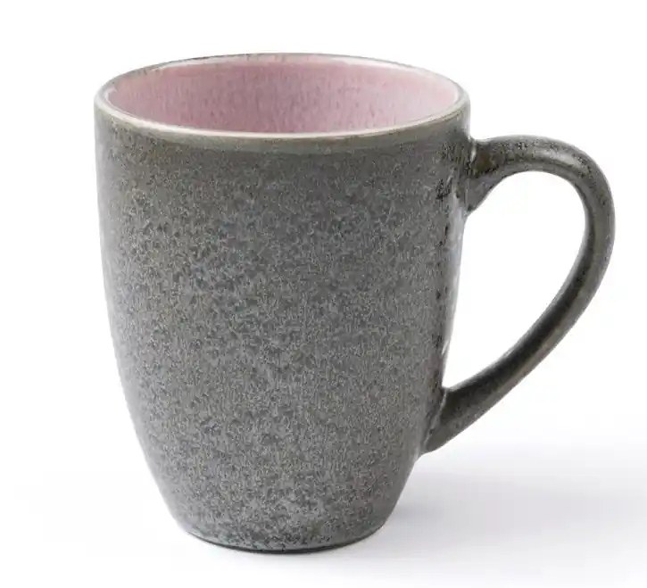 Okazja Bitz GREY Kubek 300 ml Szary - Różowy Środek 4 Szt.