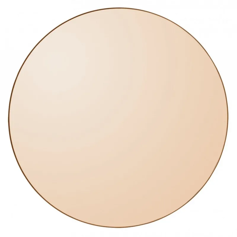 AYTM - CIRCUM Lustro Ścienne Okrągłe 110 cm Amber - Tafla Amber Darmowy zwrot