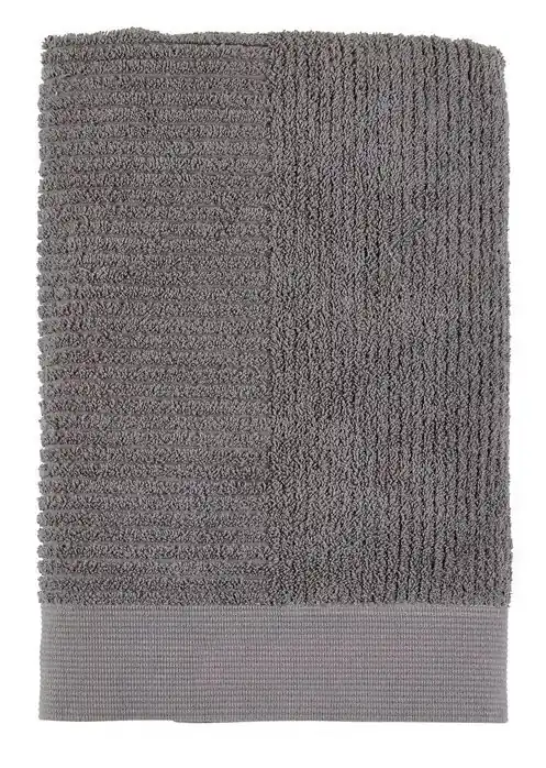 Wysoka jakość ZONE Denmark CLASSIC Ręcznik 140x70 cm Ciemnoszary