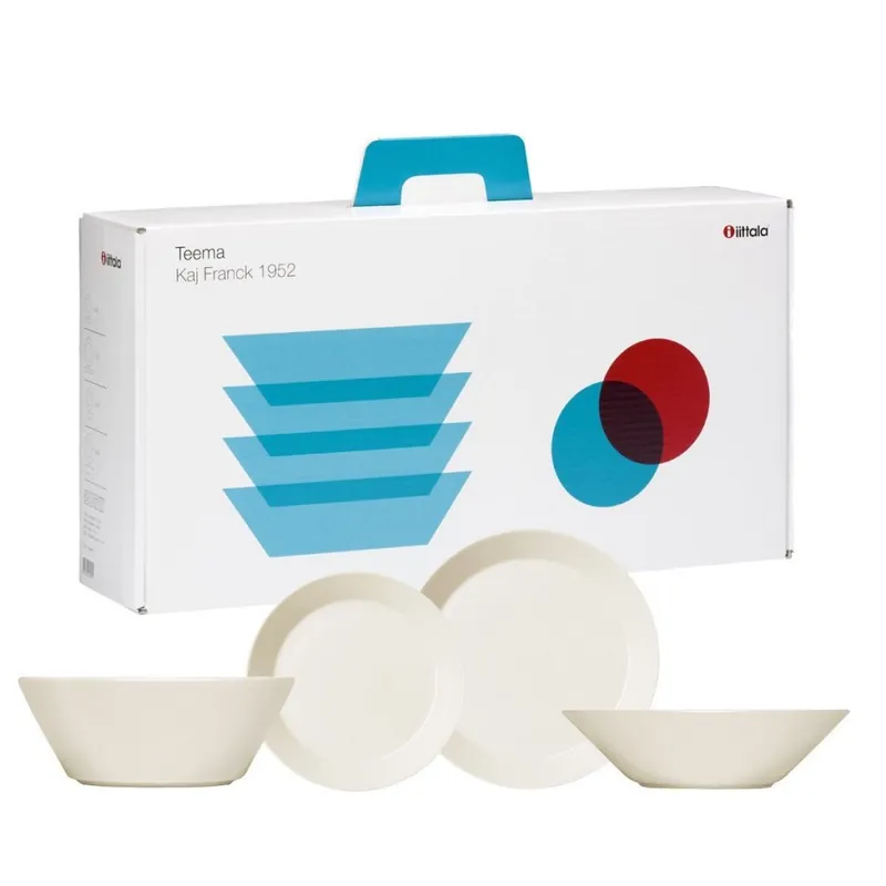Iittala TEEMA Zestaw Startowy Porcelany 16 El. Biały Zniżka