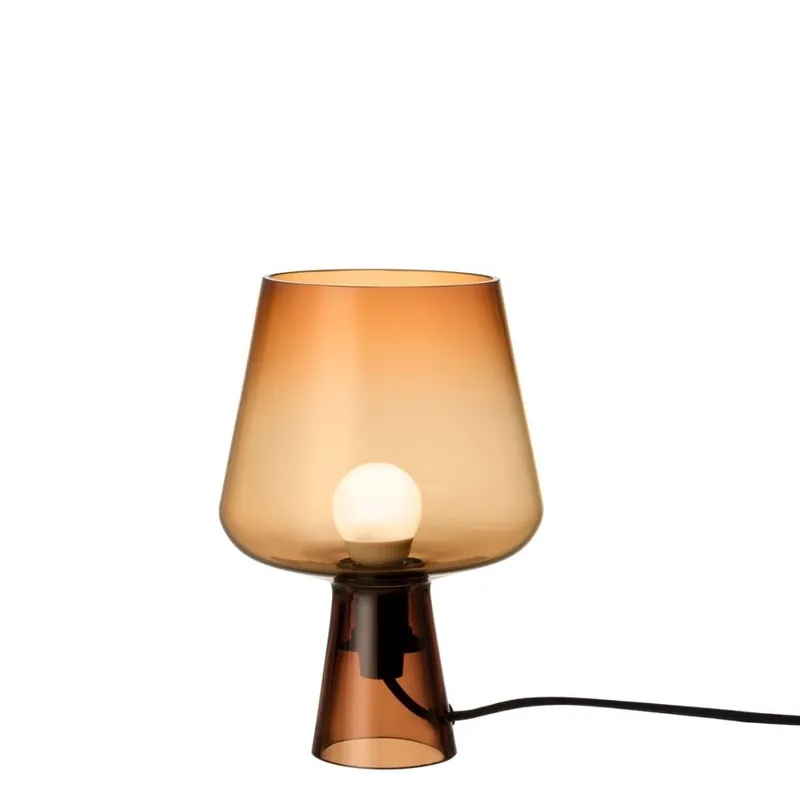 Iittala LEIMU Lampa Stołowa Szklana 24 cm / Pomarańczowa Rabat