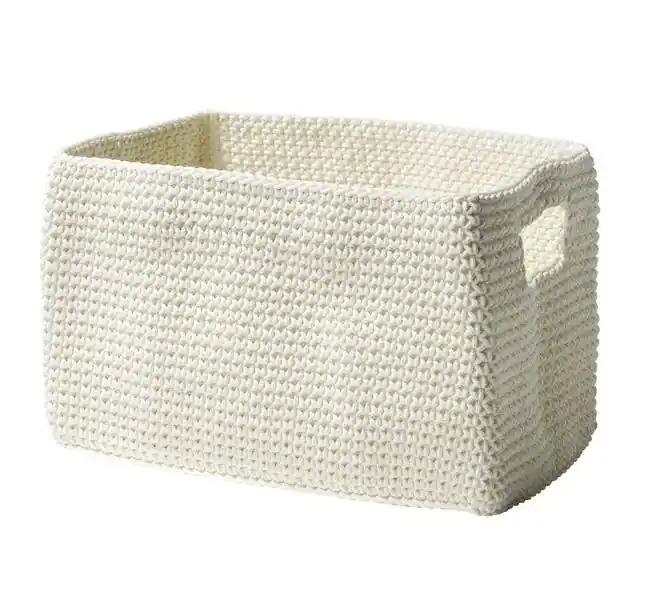 Niska cena ZONE Denmark BASKET Organizer - Kosz do Przechowywania 22 cm Biały