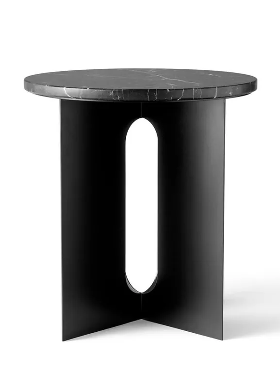Audo ANDROGYNE Okrągły Stolik z Marmurowym Blatem / Czarny Oferta czasowa