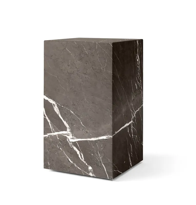 Menu PLINTH Postument Marmurowy Wysoki - Brązowy Marmur Wyjątkowa oferta