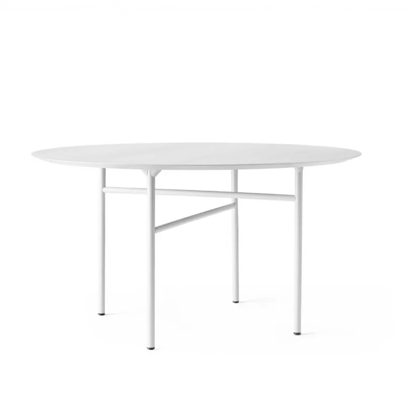 Menu SNAREGADE Stół Okrągły 120 cm Jasnoszary / Blat Linoleum Najlepsza cena