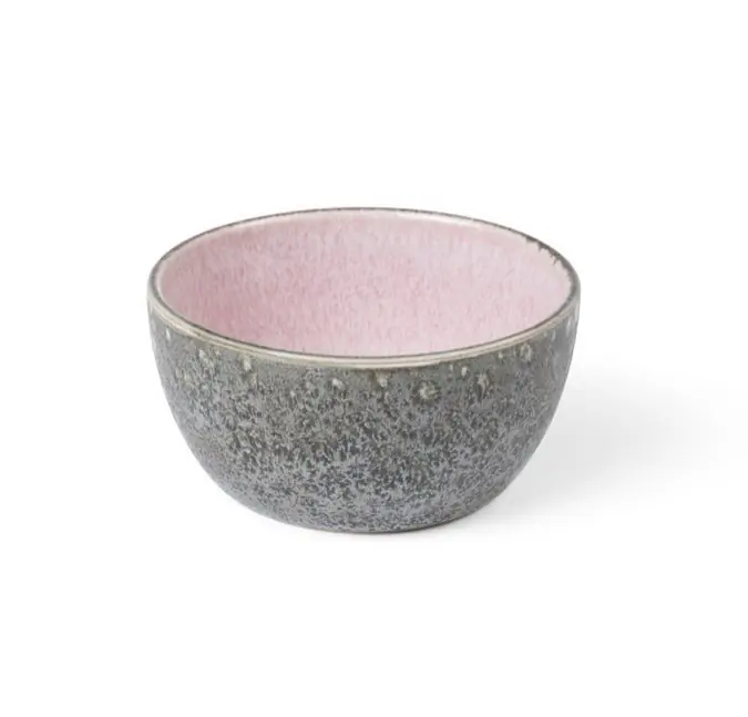 Wybór klientów Bitz GREY Miska 10 cm 6 Szt. Szara - Różowy Środek