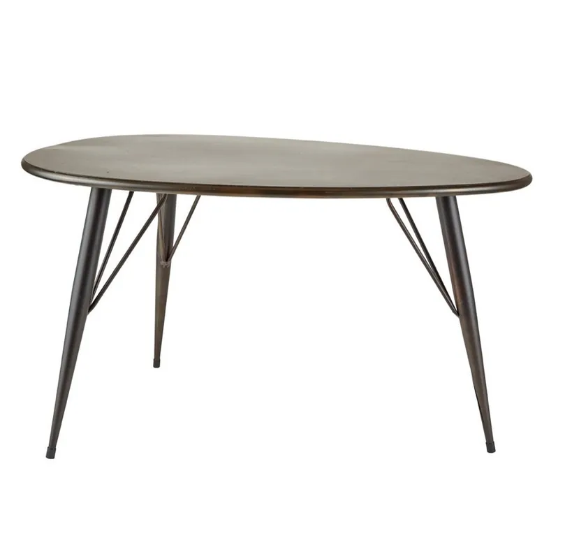 Villa Collection SCANDI Stolik Kawowy w Industrialnym Stylu - Czarny Oferta czasowa