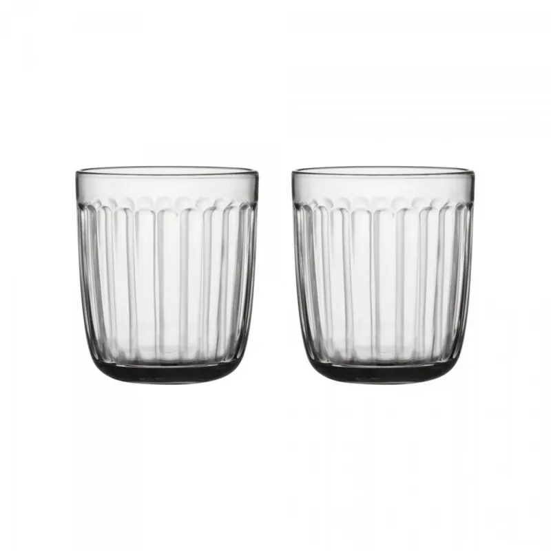 Ekspresowa dostawa Iittala RAAMI Szklanki do Napojów 260 ml 2 Szt. Bezbarwne