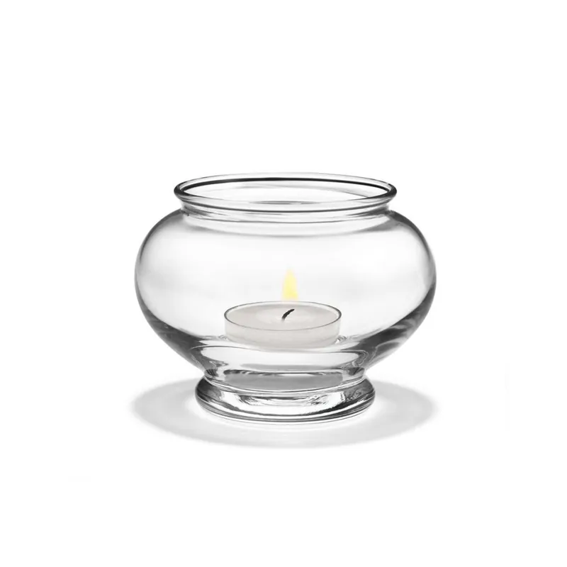 Holmegaard OLD ENGLISH Świecznik Tealight / Bezbarwny Okazja