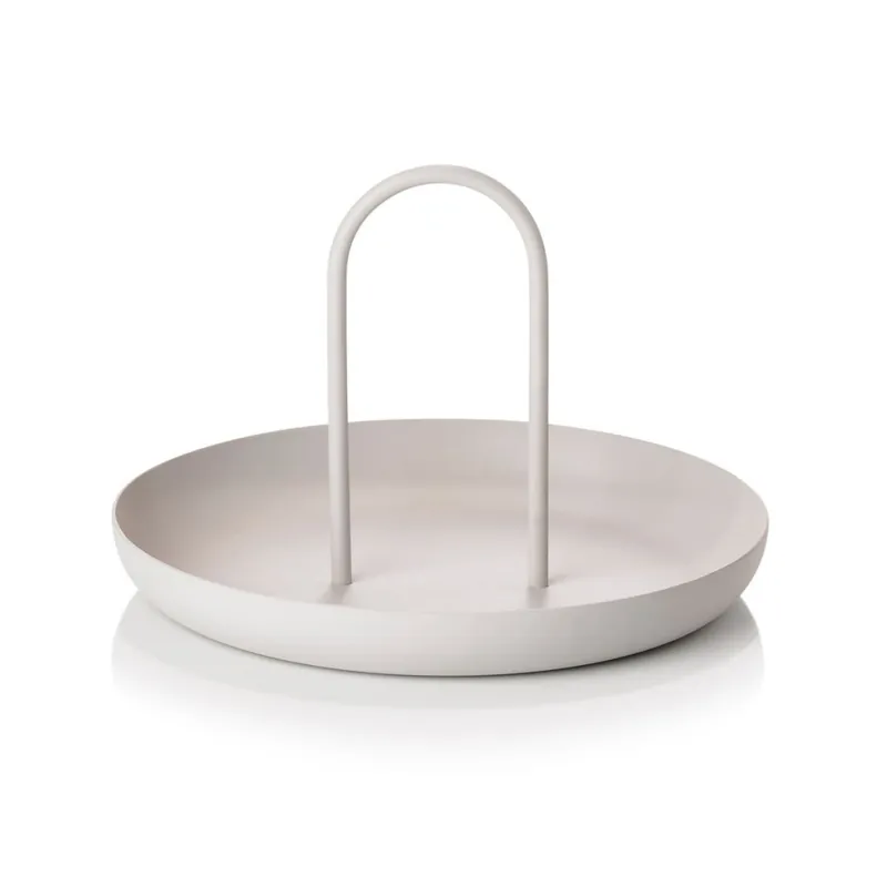 ZONE Denmark SINGLES Organizer - Tacka z Uchwytem 20 cm / Jasnoszara Super okazja