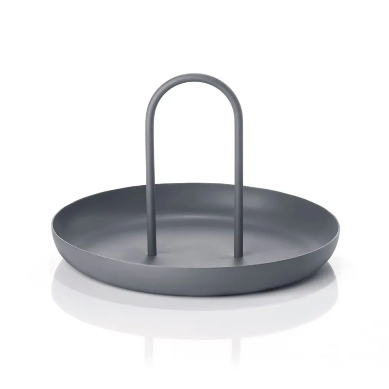 Kup online ZONE Denmark SINGLES Organizer - Tacka z Uchwytem 20 cm / Ciemnoszara