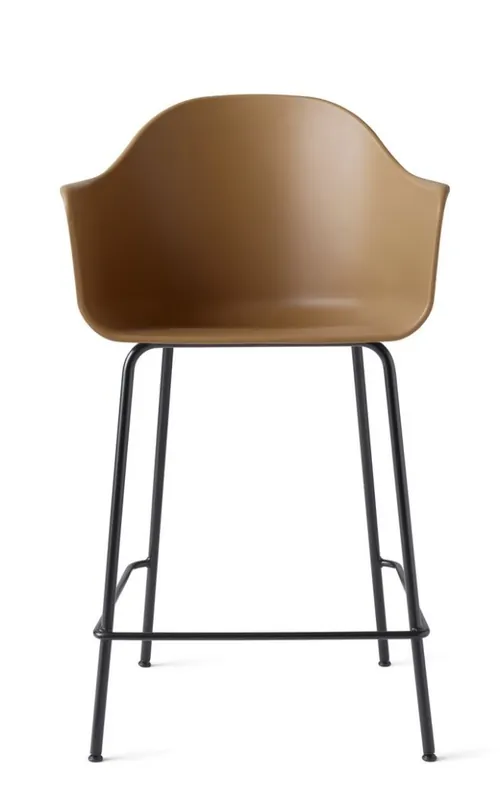 Rabat Menu HARBOUR Krzesło Barowe 102 cm Hoker Czarny - Siedzisko Khaki