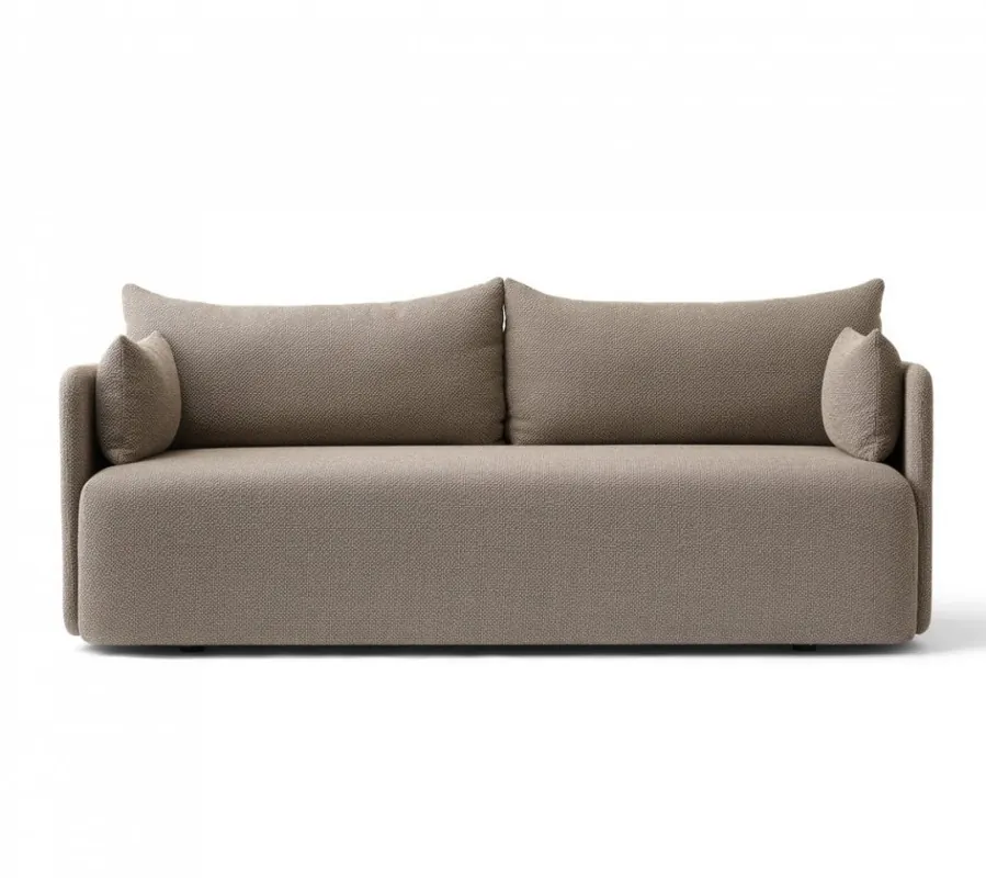 Menu OFFSET Sofa Podwójna - Tkanina Kvadrat Odcień Beżowy Premium