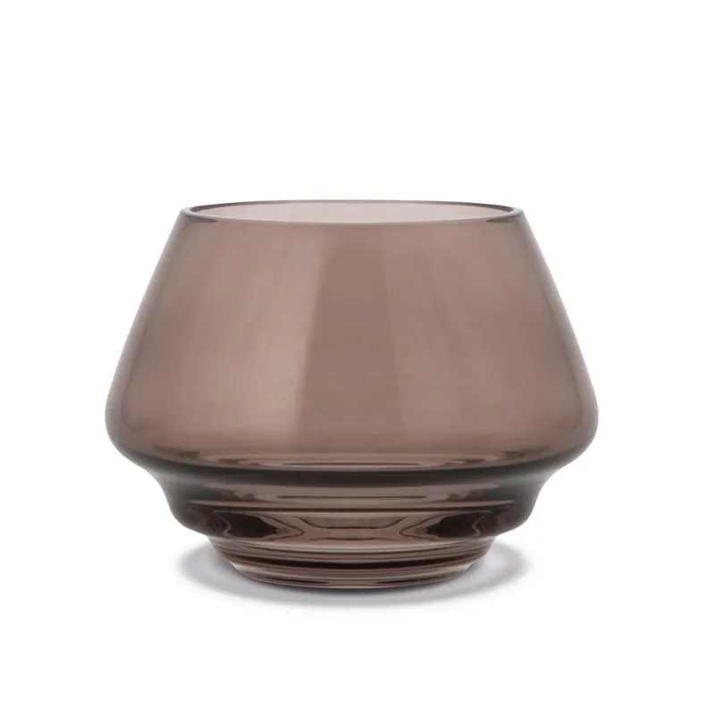 Oferta czasowa Holmegaard FLOW Świecznik Tealight - Szary Smoke