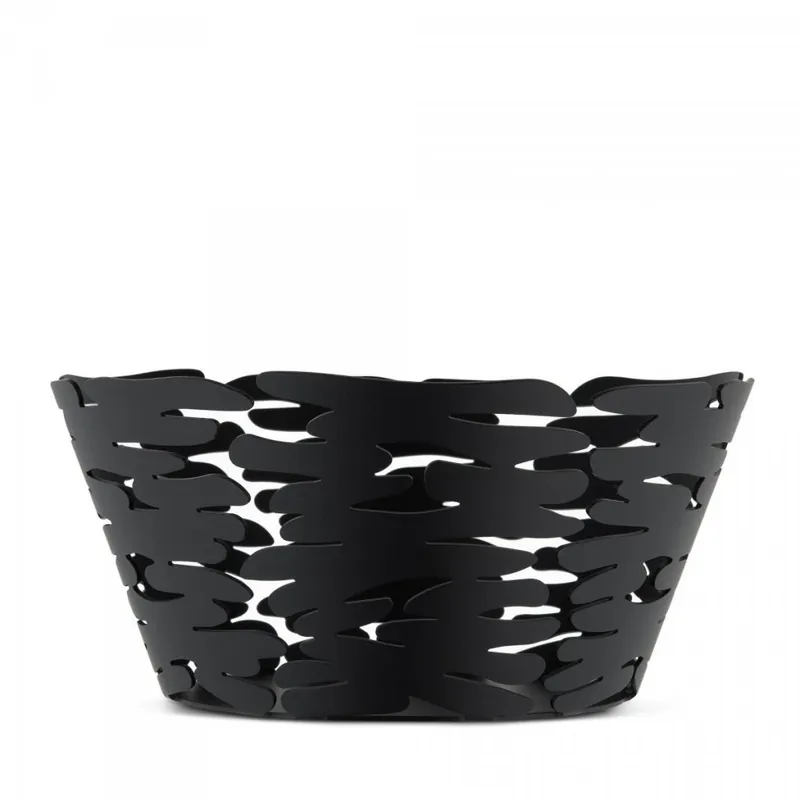 Alessi BARKET Misa - Kosz na Owoce 21 cm Czarny Najlepsza cena