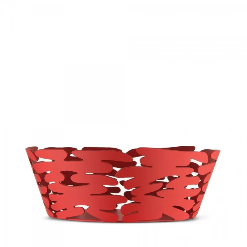 Darmowy zwrot Alessi BARKET Misa - Kosz na Owoce 18 cm Czerwony