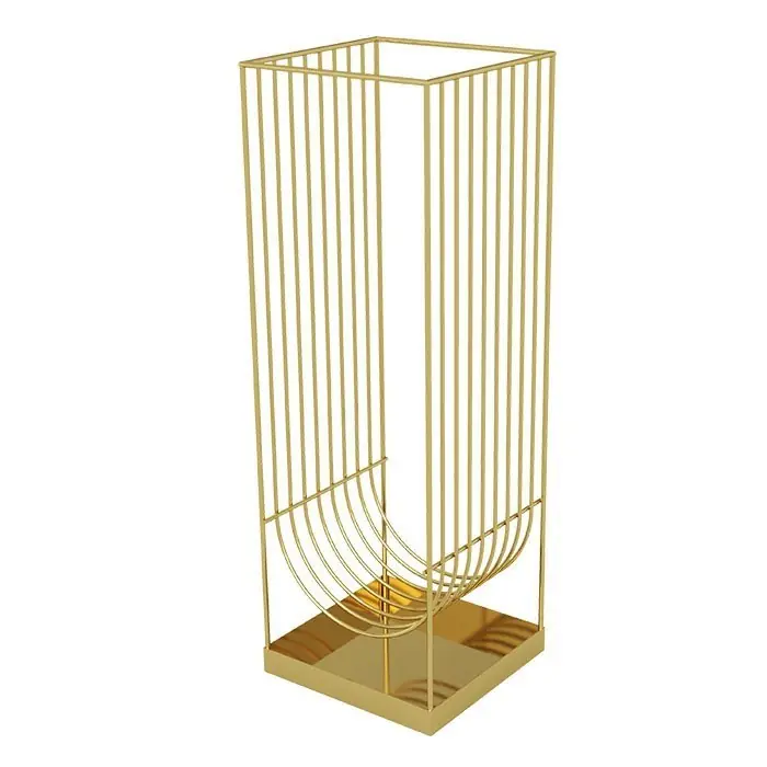 Premium Aytm CURVA Parasolnik - Stojak na Parasole - Złoty