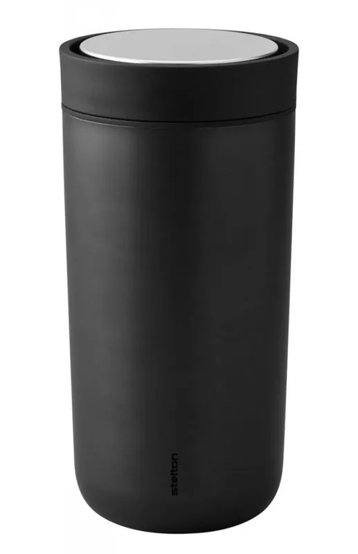 Stelton TO GO CLICK Stalowy Kubek Termiczny 400 ml / Czarny Metalik Dodaj do koszyka