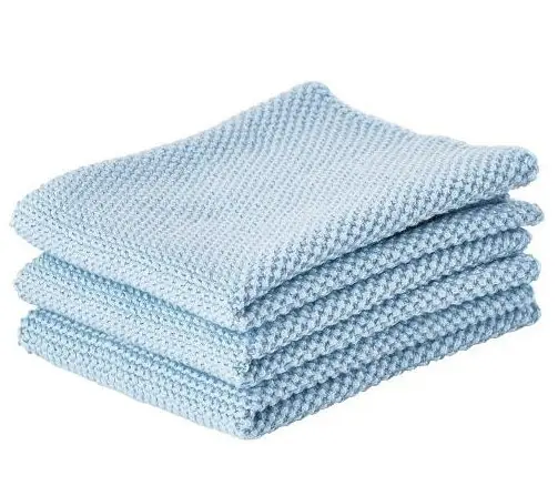 ZONE Denmark DISH Ściereczka Kuchenna 3 Szt. Niebieska Light Blue Dostępne od ręki