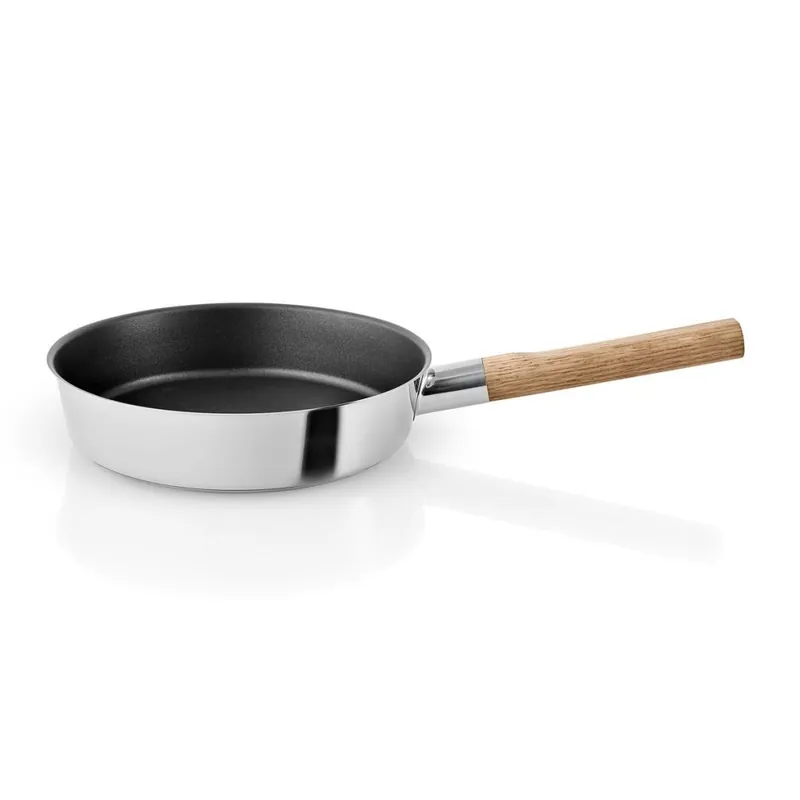 Nowy Eva Solo NORDIC KITCHEN Patelnia 24 cm Uchwyt Drewniany