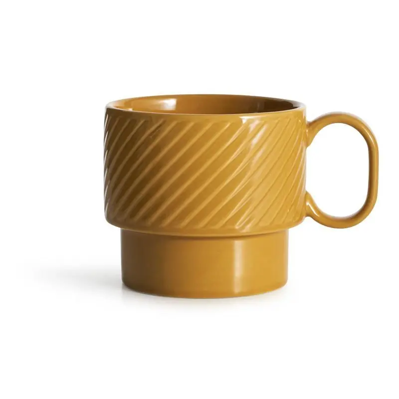 Sagaform COFFEE RETRO Filiżanka do Kawy 400 ml Żółta Sprawdź teraz