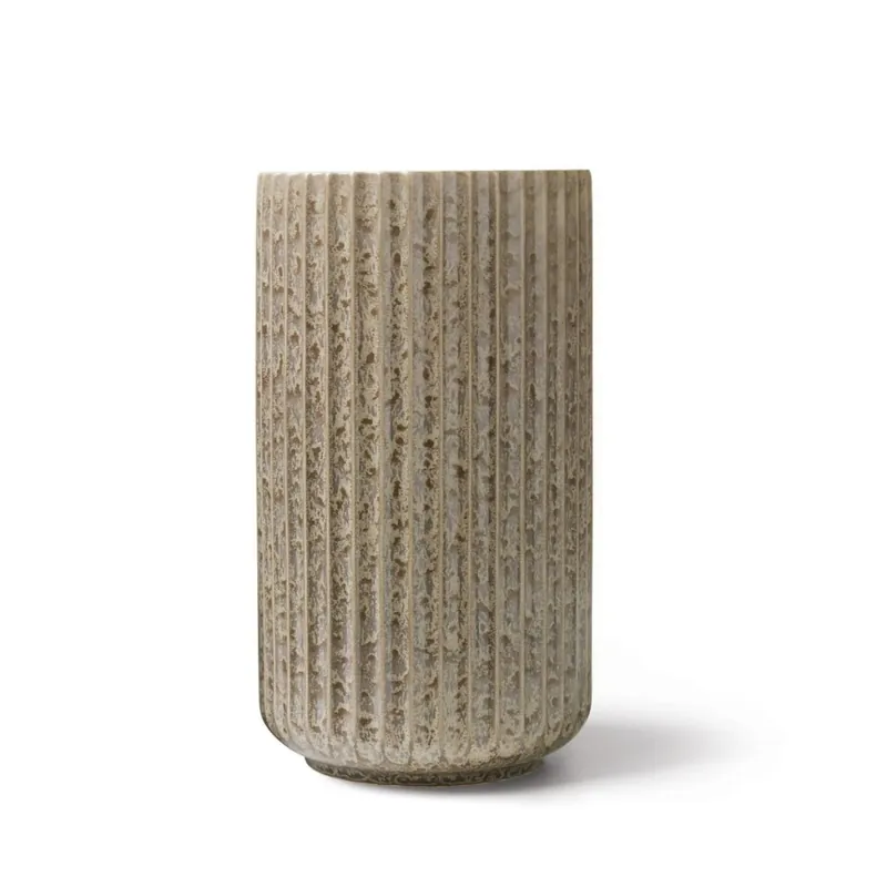 Lyngby Porcelain RADIANCE Wazon do Kwiatów 20.5 cm Szary Popularny