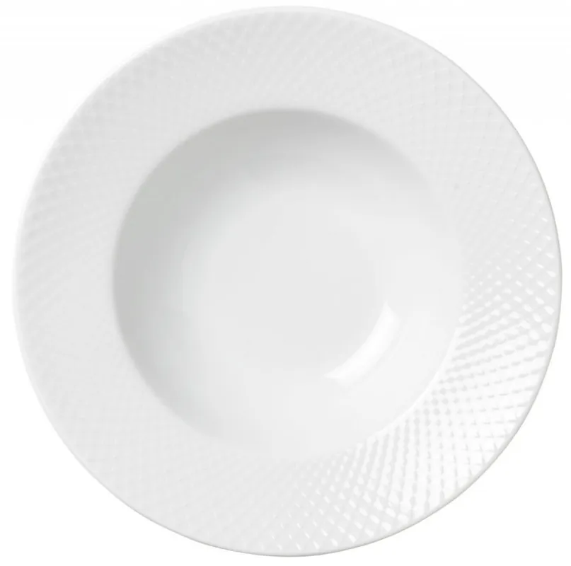 Bezpieczne zakupy Lyngby Porcelain RHOMBE Talerz Głęboki do Makaronu 24,5 cm