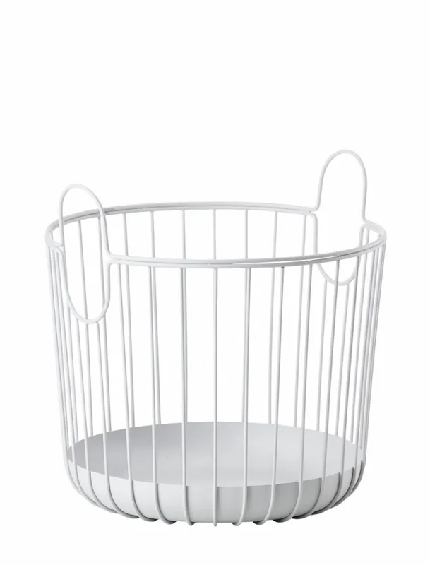 ZONE Denmark INU Metalowy Kosz do Przechowywania 30 cm Jasnoszary Soft Grey Nowy