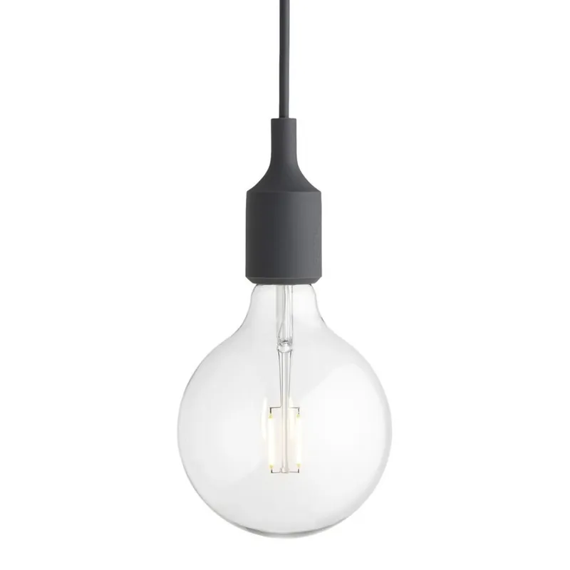 Muuto E27 Lampa Żarówka LED Ciemnoszara Bezpieczne zakupy